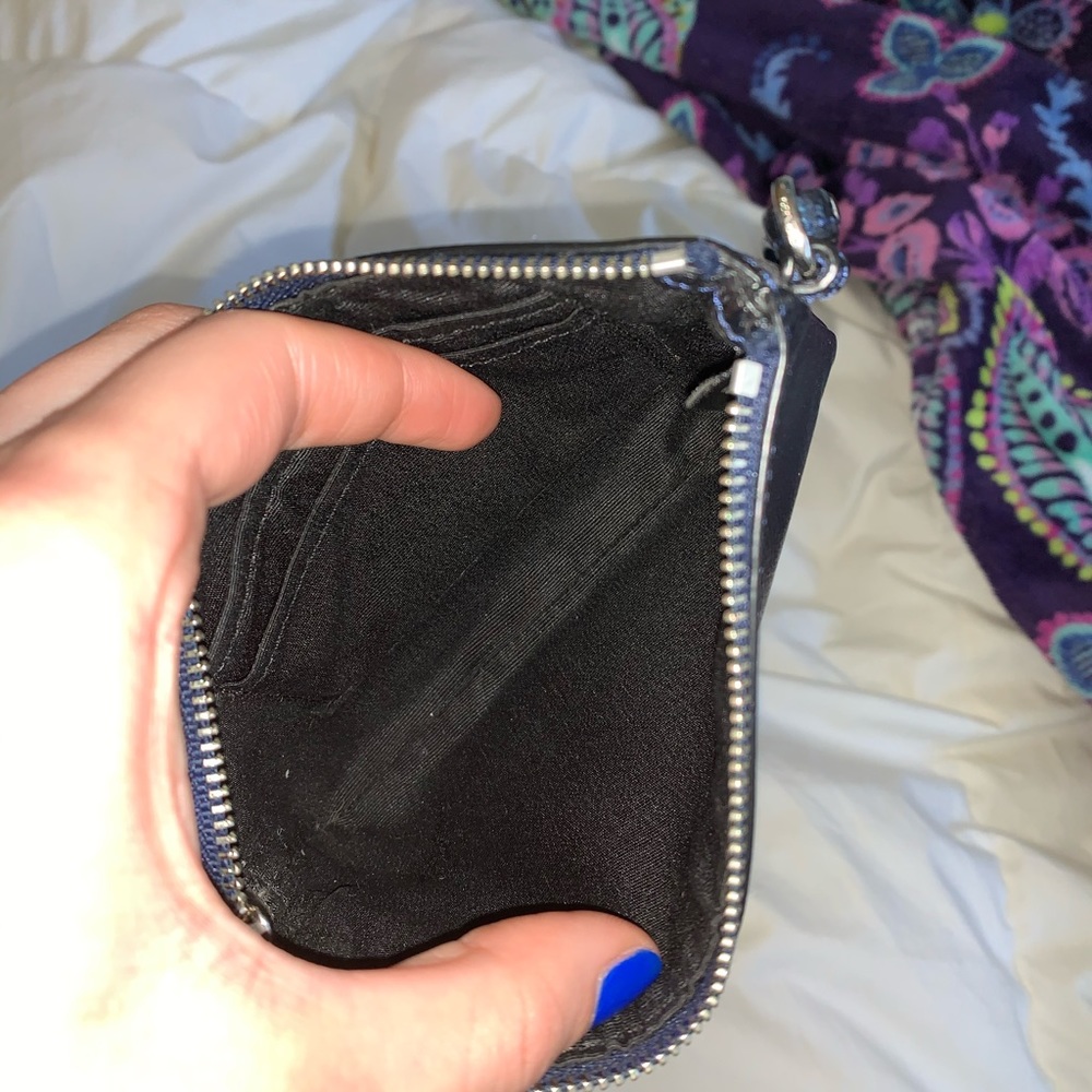 Navy Coach Wristlet - Picture 4 of 4